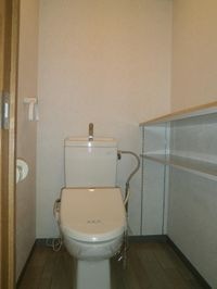 清潔感のあるトイレです