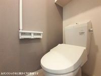 ゆったりとした空間のトイレです