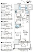リビオメゾン御茶ノ水EASTの間取図