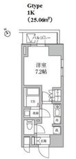 レジディア日本橋馬喰町Ⅱの間取図