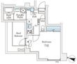 フルハウス飯田橋の間取図