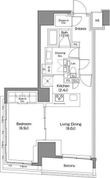 ザ・パークハビオ日本橋馬喰町の間取図