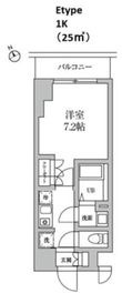 レジディア日本橋馬喰町Ⅱの間取図