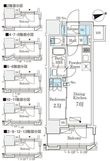 リビオメゾン御茶ノ水EASTの間取図