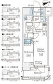 リビオメゾン御茶ノ水EASTの間取図