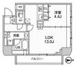 ジェノヴィア浅草橋Ⅱスカイガーデンの間取図