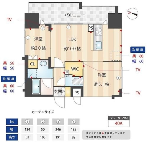 拡大写真:ZOOM本郷 9階901の間取り