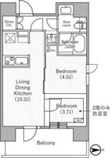 nido MOTOASAKUSAの間取図