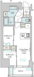 Ｂｒｉｌｌｉａ　ｉｓｔ　上野稲荷町の間取図