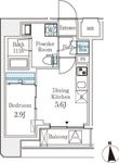 クラリティア文京湯島の間取図