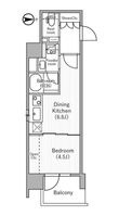 nido MOTOASAKUSAの間取図