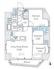 プライムブリス新御徒町の間取図