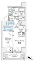 フィシオ飯田橋の間取図