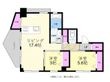 広島市中区東平塚町の間取図
