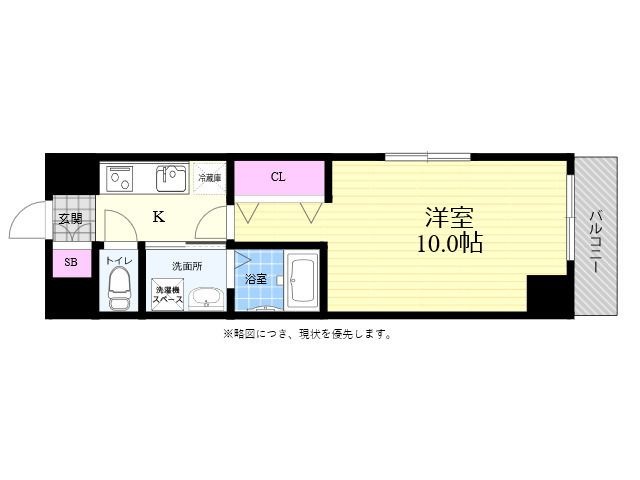 拡大写真:GRACE PARK CITY 6階604の間取り