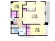 楠原パークビルの間取図
