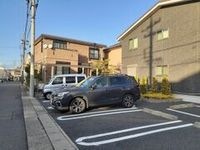 駐車場に車を止められます