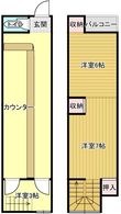 西京区役所前 テナントテラスの間取図