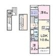 ヴィラ グレイスAの間取図