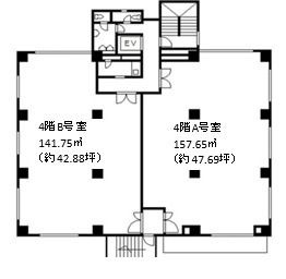 拡大写真:TYG第2泉町ビル 4Aの間取り