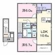 パーシモンⅢの間取図
