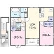 ファミーユ花栄　Ｂの間取図