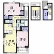 プレッソ朝倉　Ａの間取図
