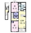 ブランメゾンの間取図