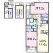 スクエア ヴィラ Ⅰの間取図