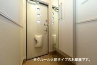 明るい玄関です