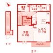 ヴィラ曻美の間取図