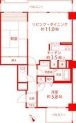グリーンパーク横須賀中央の間取図