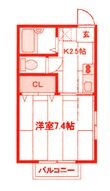 コリーヌ上町の間取図