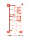 横須賀中央レジデンスの間取図