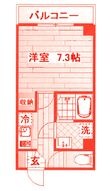ラ・プラージュⅡの間取図