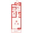 サンリットウエストJの間取図