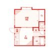 テンダーハウスの間取図