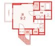 サンフローリッシュⅡの間取図