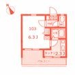 ロワール六浦弐番館の間取図