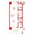 メゾン・ブランシュ・ナガサカの間取図