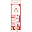 プレール　ヨコスカの間取図