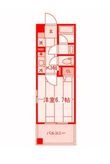 ライムレジデンス汐入の間取図