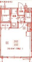 写真：Villa　Minette1階の間取図