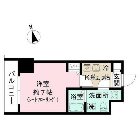 拡大写真:N-stage金沢文庫Ⅱ 6階608の間取り
