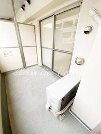 広々開放的なバルコニー