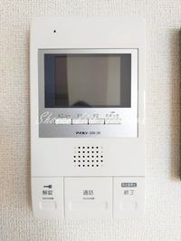 安心のモニタ付きインターフォン