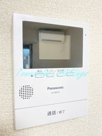 モニタ付インターホンで安心♪