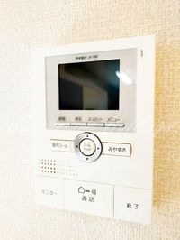 モニタ付インターホンで安心♪