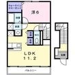 東大阪市七軒家の間取図
