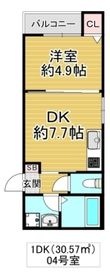 東大阪市稲田上町1丁目の間取図